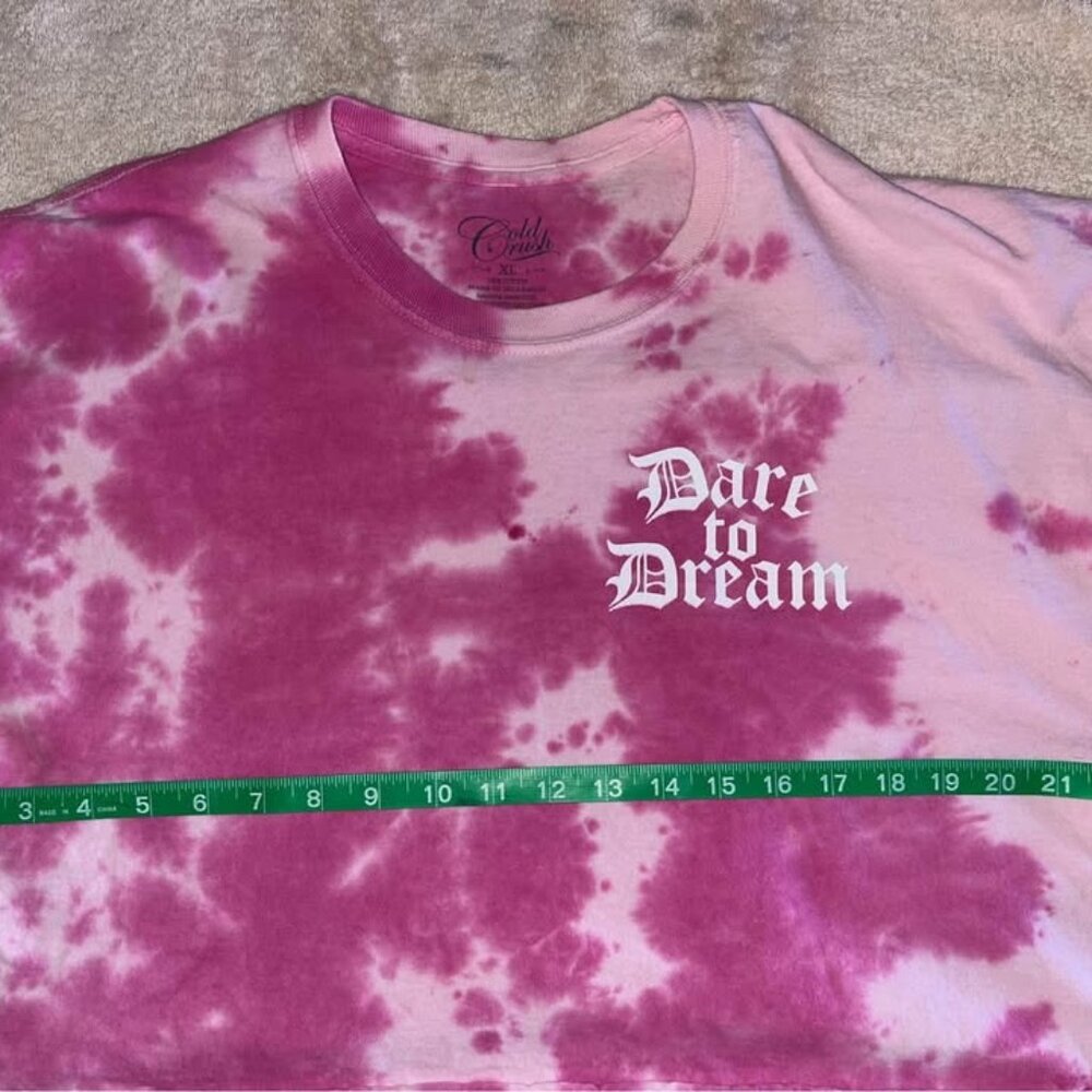 Cold Crush “Dare to Dream” Tie-Dye Midriff Top, XL - Picture 7 of 8